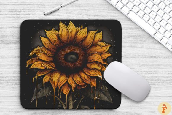 Download Sunflower in the Style of Gothic Art - Premium Resources