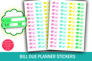 Download Bill Due Planner Stickers - Premium Resources